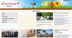 Desktop Screenshot of camping-news.de